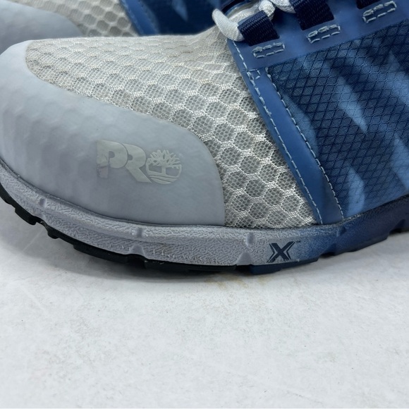 Timberland PRO Radius Womens Size 9.5M Blue Gray Composite Toe Safety Work Shoes - Picture 4 of 11